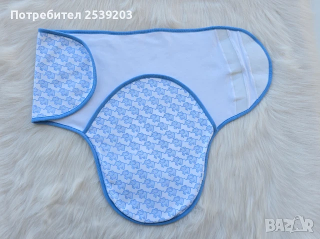 Антистрес пелена за бебе от 0 до 3 месеца, снимка 6 - Спално бельо и завивки - 51363306