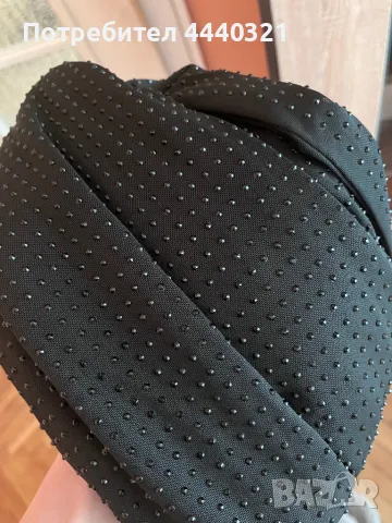 Дълга дамска черна рокля с камъни , снимка 3 - Рокли - 49877657