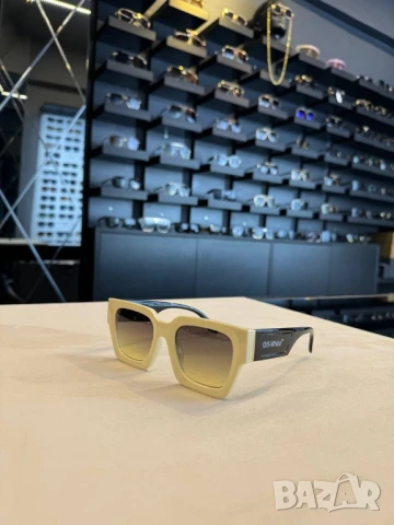 очила с черен обикновен калъф и ув защита off white , снимка 5 - Слънчеви и диоптрични очила - 51320986