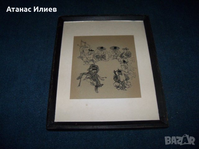 Страхотна стара корейска графика, снимка 2 - Картини - 26812389