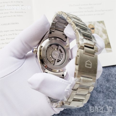 Мъжки часовник TAG Heuer Carrera Calibre 5 с aвтоматичен механизъм, снимка 3 - Мъжки - 43895166