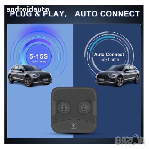 Безжичен Аpple/Carplay USB адаптер, снимка 4 - Аксесоари и консумативи - 44012712