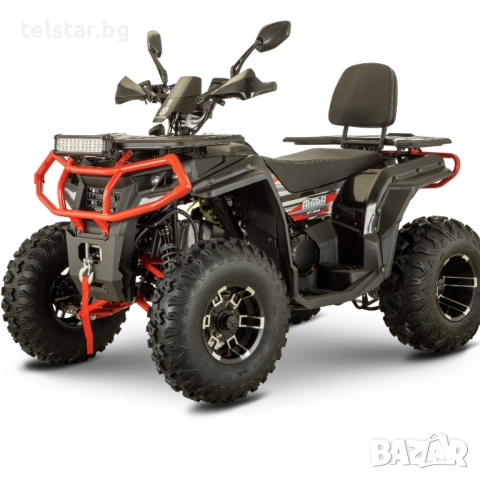 ATV TELSTAR TS-300 BLACK HOWK ДЪЛГА БАЗА 300CC с лебедка и всички екстри Нов модел 2025 с големи гум