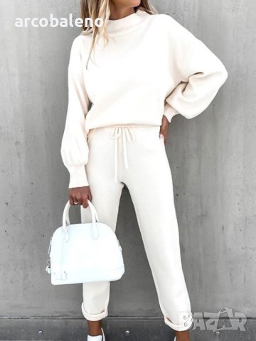 Ежедневен дамски комплект от две части, 8цвята, снимка 6 - Комплекти - 44105576