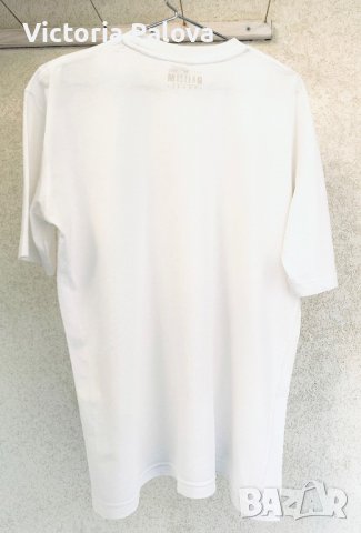 Бяла тениска унисекс MUSTANG JEANS, снимка 3 - Тениски - 39711465