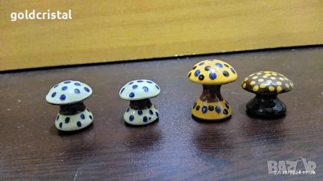 керамични гъбки за декорация , снимка 4 - Антикварни и старинни предмети - 47739357