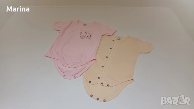 Бодита с къс ръкав - 1 брой Rach + 3 броя Topolino, снимка 3 - Бодита за бебе - 47643248