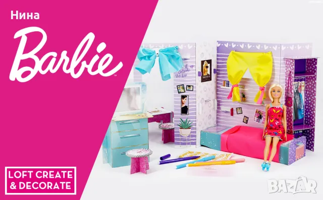 LISCIANI - BARBIE My Night & Day Loft - Комплект къща за кукли + кукла, снимка 2 - Кукли - 47286834