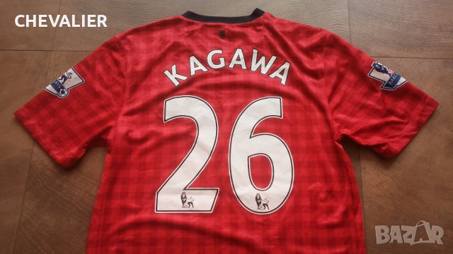 NIKE MANCHESTER UNITED KAGAWA Football T-Shirt Размер S оригинална футболна тениска 27-67, снимка 3 - Тениски - 50648091