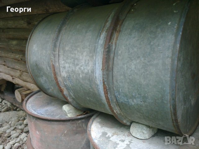Метални варели със защитни обръчи, дълбоко поцинковани, дебелостенни., снимка 5 - Други машини и части - 37564538