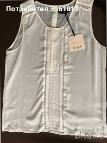 Продавам копринена чисто нова  блуза марка , снимка 4 - Потници - 36478234