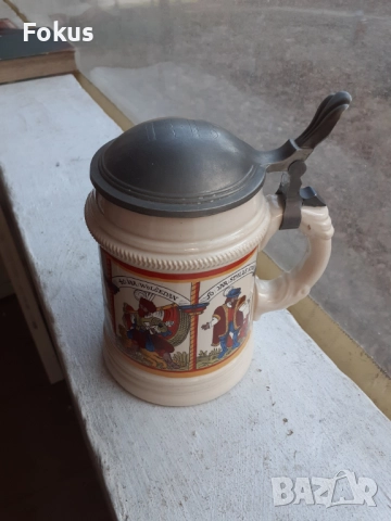 Уникална колекционерска немска халба за бира WMF, снимка 8 - Антикварни и старинни предмети - 51524153