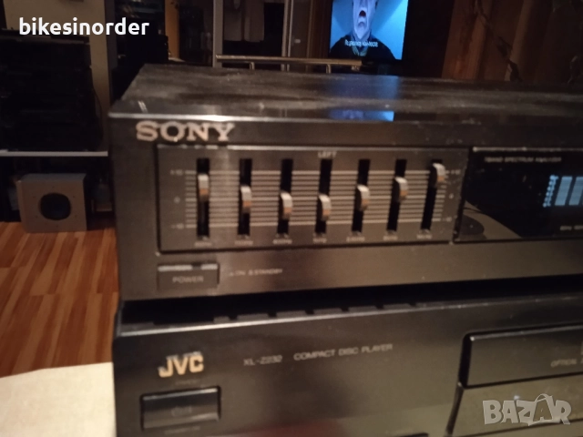 SONY SEQ 411 еквалайзер и спектрален анализатор , снимка 2 - Декове - 52520044