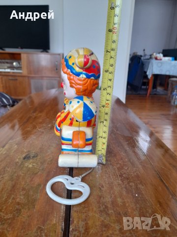 Стара музикална играчка Клоун, снимка 4 - Други ценни предмети - 43480015