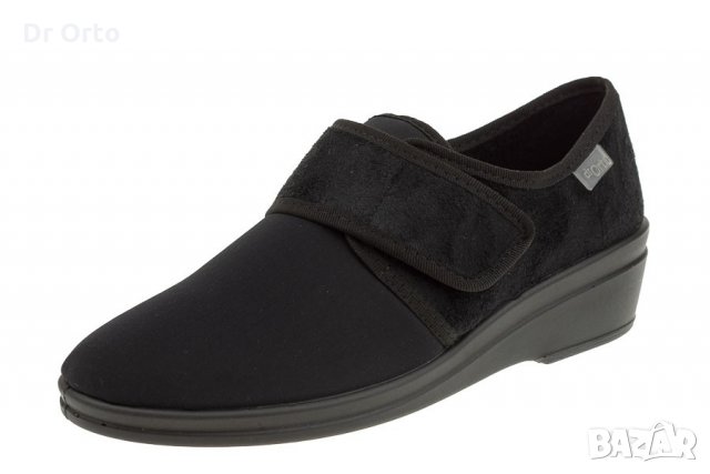 DR ORTO HELA Ортопедични дамски обувки, Черен стреч, снимка 6 - Дамски ежедневни обувки - 26452272