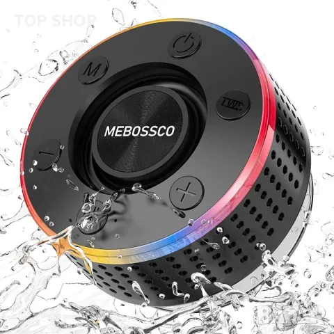 Мebossco Bluetooth водоустойчив високоговорител, снимка 7 - Bluetooth тонколони - 48669599