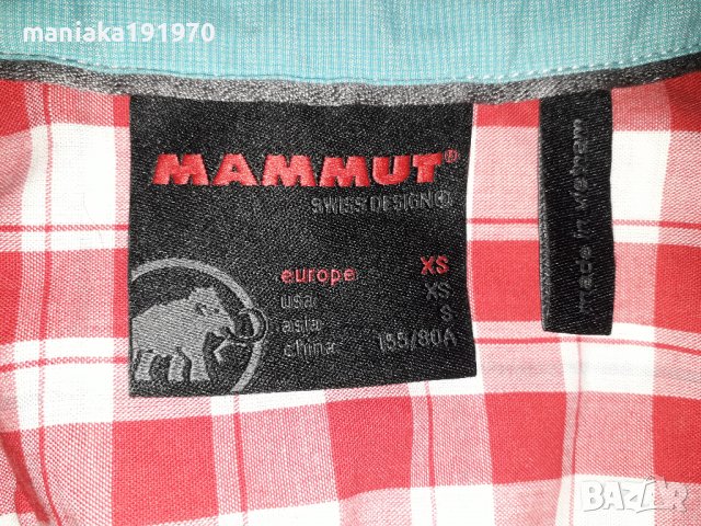 Mammut (XS) дамска ризка с къс ръкав, снимка 7 - Ризи - 37648178