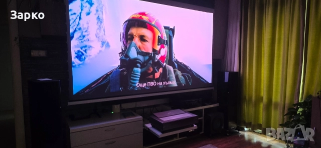 Късофокусен лазерен проектор hisense px2-pro + 100 инча Екран 