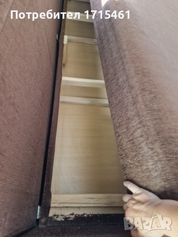 Диван разтегателен масив , снимка 3 - Дивани и мека мебел - 50643453