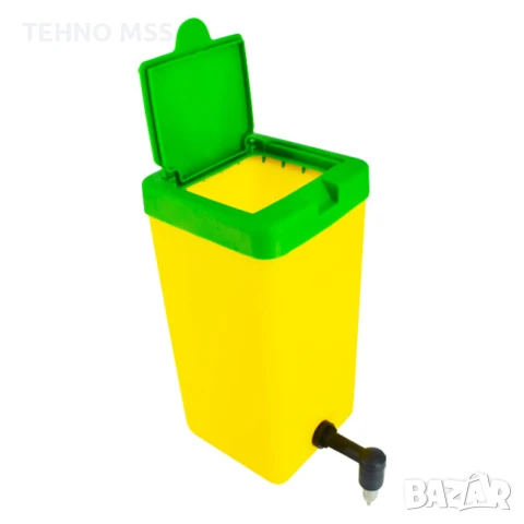 ПРОМО АВТОМАТИЧНА ПОИЛКА ЗА ЗАЙЦИ 1 Л, К-КТ 12 броя (ЖЪЛТ), снимка 5 - За гризачи - 50559347