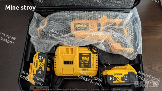 Акумулаторен Саблен Трион DeWALT 24V 6Ah Прав Трион Девалт TSTAK куфар, снимка 7 - Други инструменти - 39771199