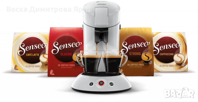 Еспресо кафемашина Philips Senseo Original Eco, С хартиени капсули, снимка 3 - Кафемашини - 49360630