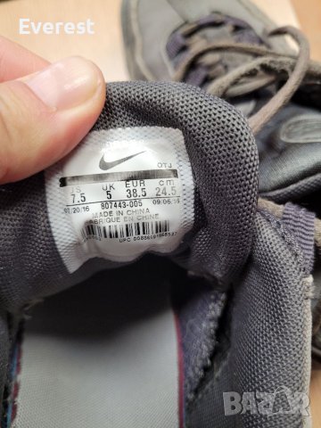 Nike Air Max сиви маратонки- 38.5 номер, снимка 14 - Маратонки - 38438024
