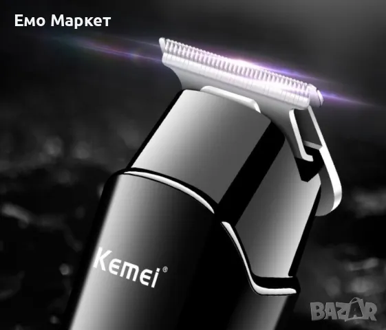 Безжична машинка за подстригване Kemei с LED дисплей, снимка 5 - Машинки за подстригване - 48937381