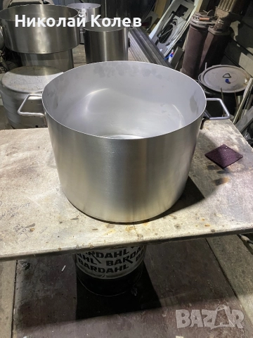 Казан от неръждаема стома 50 л, снимка 3 - Съдове за готвене - 52326912