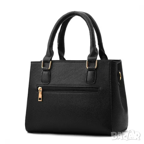 Дамска чанта Flowers Black, снимка 2 - Чанти - 47924939