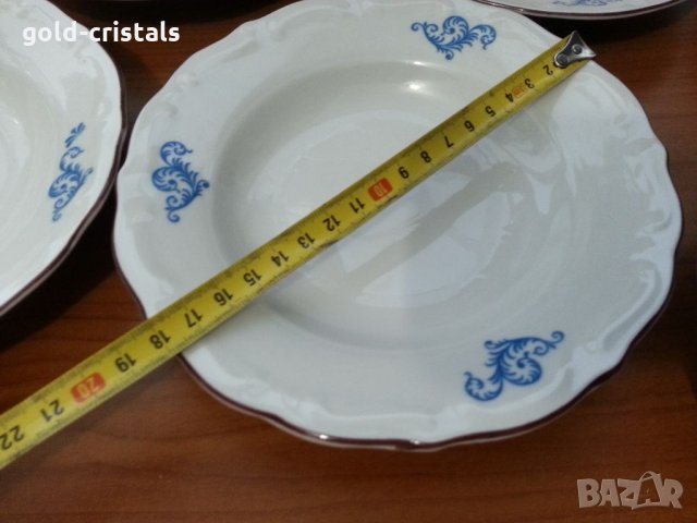 Стар български порцелан чинии дълбоки