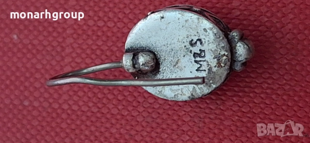 Сребърна обеца, снимка 3 - Обеци - 51538523