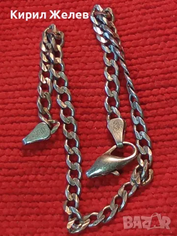 ВИНТИДЖ СРЕБЪРНА ГРИВНА МАРКОВО СРЕБРО 925 ODEMA КЛАСИЧЕСКА ПЛЕТКА с НУЖДА от ХАЛКИЧКА в КРАЯ 49740, снимка 11 - Гривни - 49553259