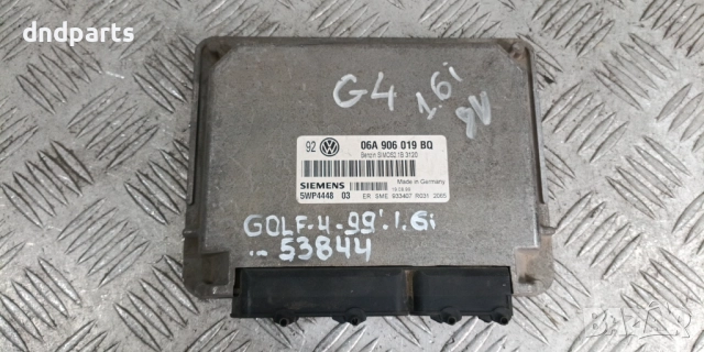 Компютър VW Golf 4 1.6i 1999г. 06A906019BQ 5WP4448	