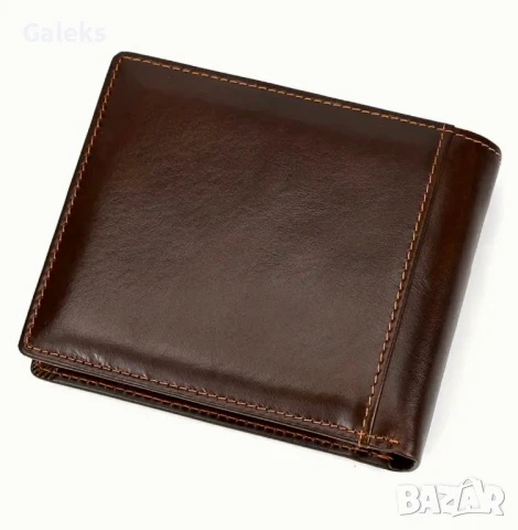 Висококачествен/Професионален мъжки кожен портфейл с електронна защита!, снимка 8 - Портфейли, портмонета - 51164389