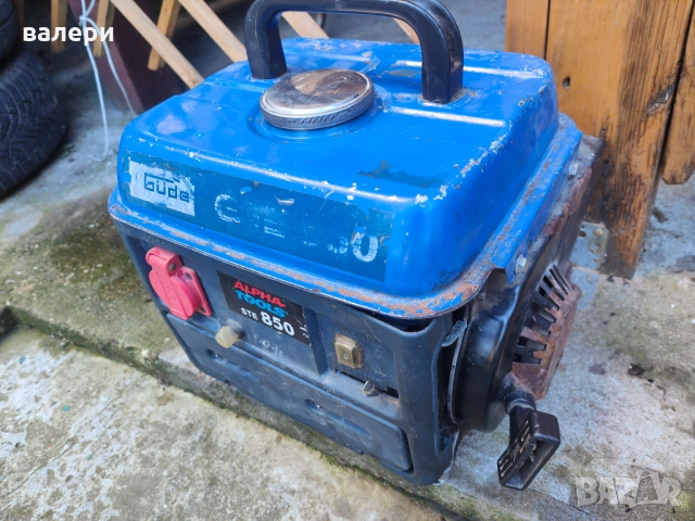 Бензинов генератор за ток работещ внос от Германия, снимка 3 - Други машини и части - 52893652