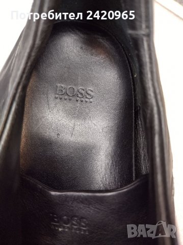 Hugo Boss естествена кожа 45, снимка 6 - Спортно елегантни обувки - 36688540