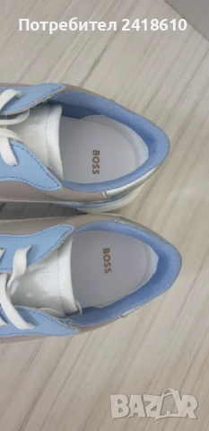 Hugo Boss Skylar Runn Leather Sneakers Womens Size 39/25см НОВО! ОРИГИНАЛ! Дамски сникърси!, снимка 13 - Кецове - 50939447
