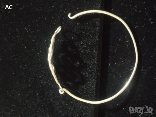 Стара сребърна гривна , снимка 2 - Антикварни и старинни предмети - 39247609