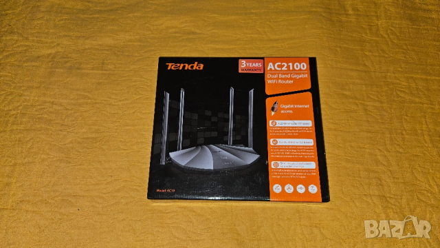 Рутер wireless Tenda AC19, AC2100, Gigabit,USB, dual-band, 4 antene, firewall, MU-MIMO, Wave 2, IPv6, снимка 15 - Рутери - 52932106