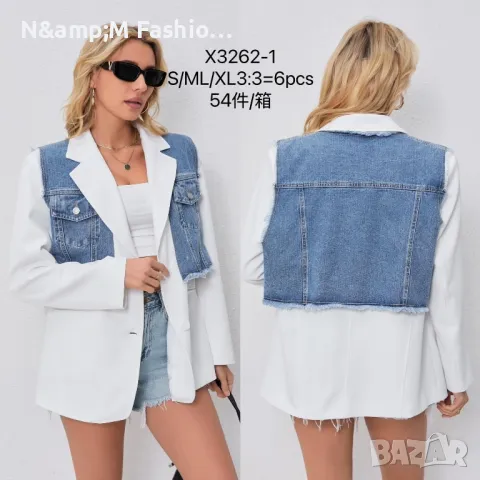 Сако Деним , снимка 2 - Сака - 49580634