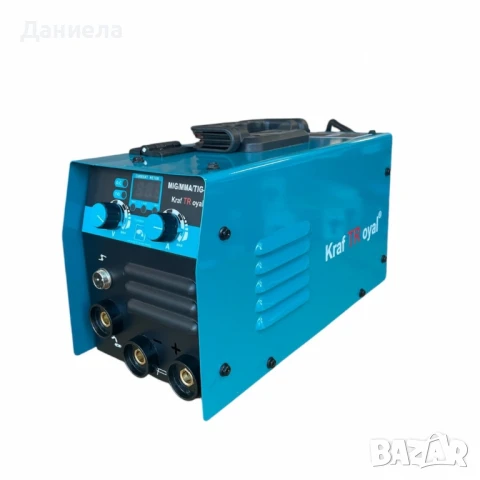 Инверторен електрожен с телоподаващо KraftRoyal – 2 в 1 MIG/MMA заваръчен апарат, снимка 2 - Други инструменти - 50886906