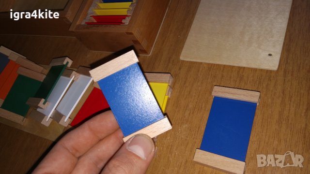 Монтесори цветни сензорни кутии 3бр. ПЪЛЕН КОМПЛЕКТ, снимка 9 - Образователни игри - 38857460