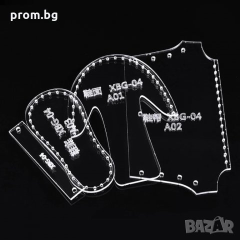 акрилен шаблон за шиене на обувка ключодържател, буйки, снимка 11 - Други инструменти - 32606790