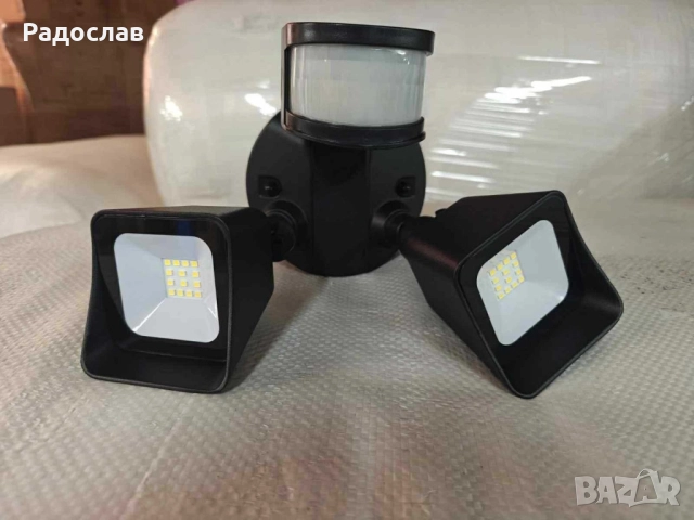 24W LED лампа с датчик за движение – 2000 lm и IP защита за всякакви условия