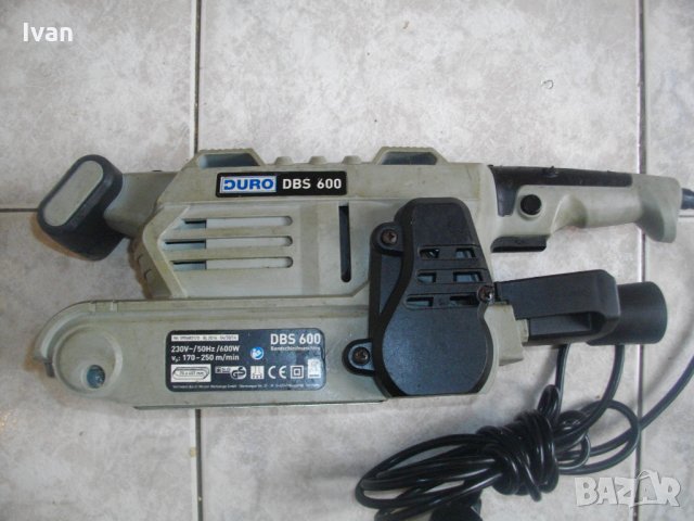 С ПРОБЛЕМ-600 Вата-Немски Лентов Шлайф-Профи-Duro DBS600, снимка 3 - Други инструменти - 33138781