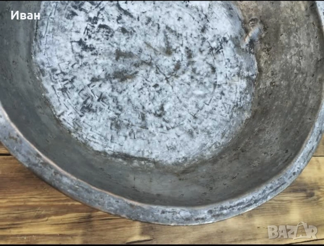 Голям меден тиган , снимка 5 - Антикварни и старинни предмети - 53503418