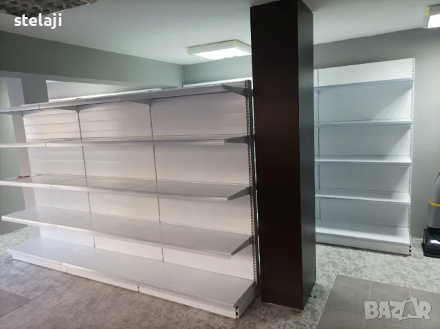 Метален стелаж крайстенен H200/L66,5/D40+3x30, снимка 11 - Стелажи и щандове - 44598180