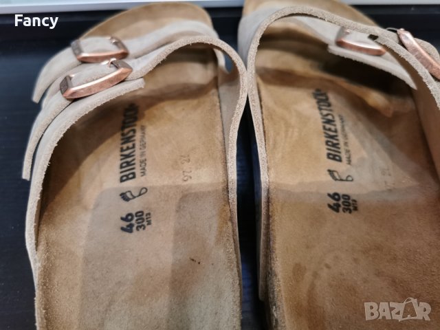 Страхотни чехли Birkenstock 46 номер, снимка 7 - Мъжки чехли - 43793089