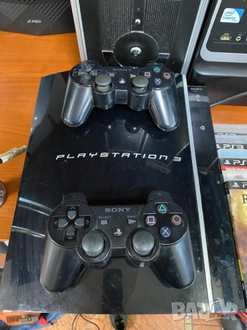 PS3 комплект 2 джойстика кабели 5 бр игри